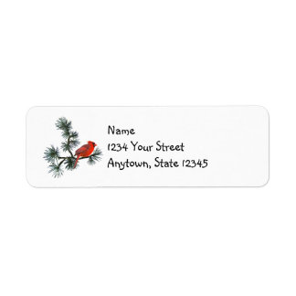 Cardinal Pine Return Address Labels