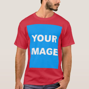 Cardinal Red Add Your Image Photo T-Shirt