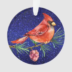 Cardinal - Red Bird Ornament
