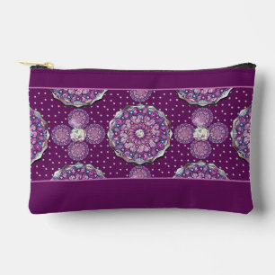 Cardinal red Rosace Accessory Pouch