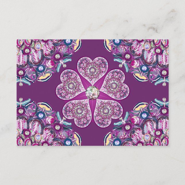 Cardinal Red Rosace Enclosure Card (Front)