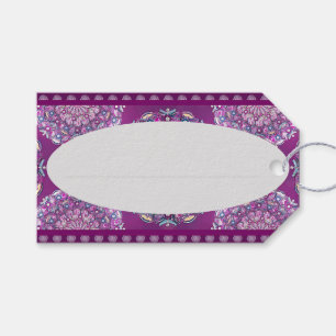 Cardinal Red Rosace Gift Tags