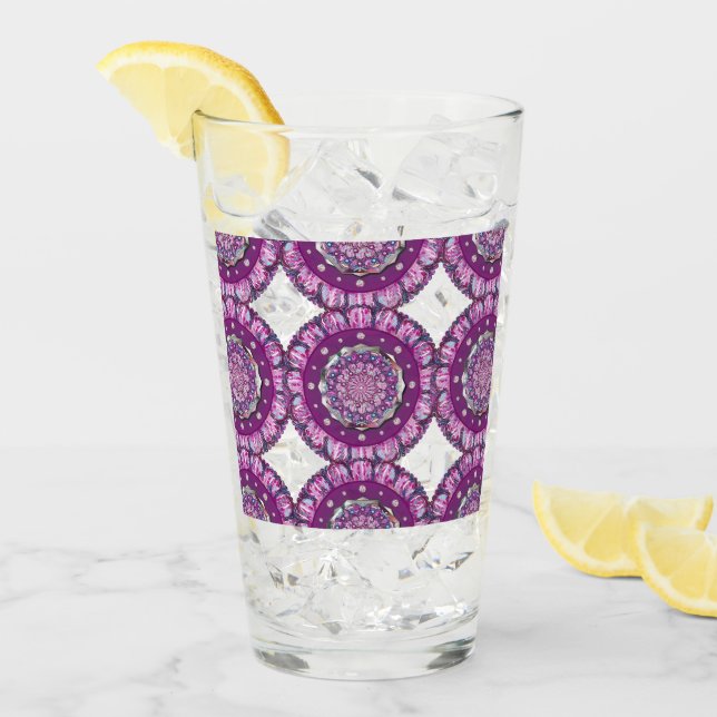 Cardinal red Rosace Glass (Front Ice)