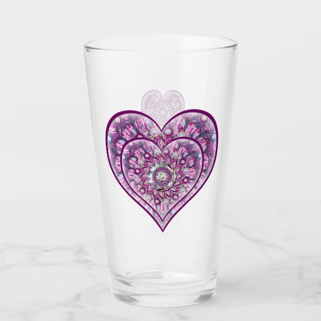 Cardinal Red Rosace Glass (Front)