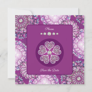 Cardinal red Rosace Holiday Card