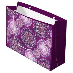 Cardinal Red Rosace Large Gift Bag