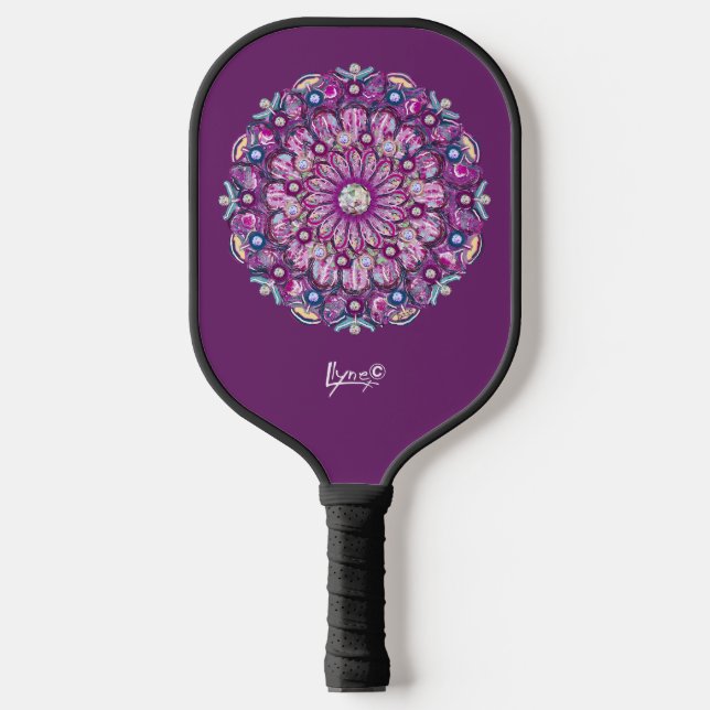 Cardinal Red Rosace Pickleball Paddle (Front)