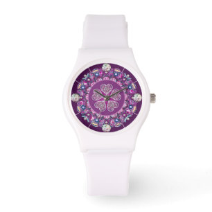 Cardinal red Rosace Watch