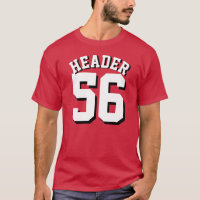 Cardinal Red & White Adults | Sports Jersey Design