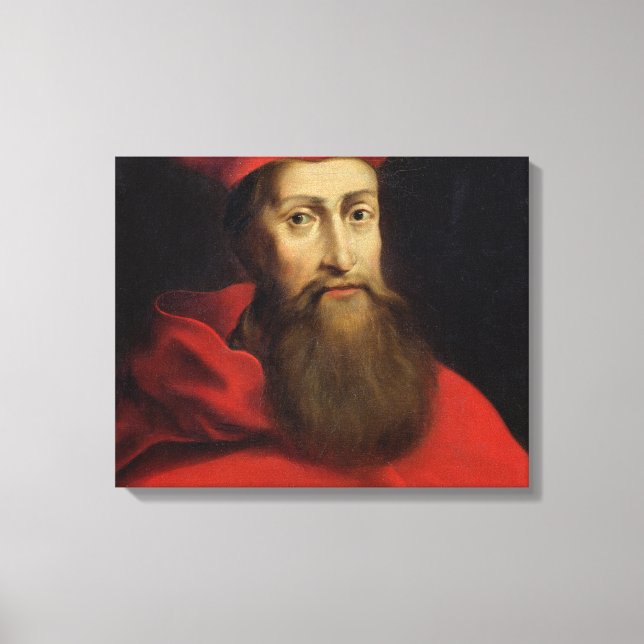 Cardinal Reginald Pole  Archbishop of Canterbury Canvas Print (Front)