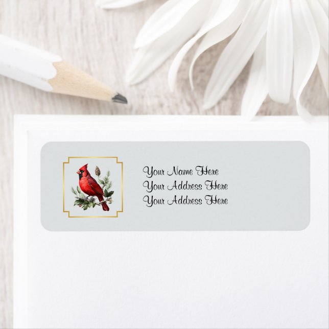 Cardinal Return Address Labels Matching Set (Insitu)