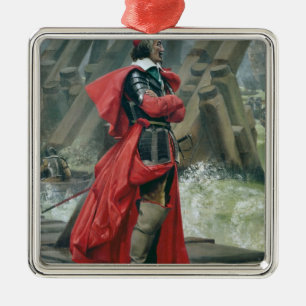 Cardinal Richelieu on the sea wall at La Metal Tree Decoration