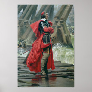 Cardinal Richelieu on the sea wall at La Poster