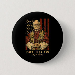 Cardinal Robert Francis Prevost Pope Leo Xiv Ameri 6 Cm Round Badge