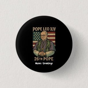 Cardinal Robert Prevost Elected Pope Leo XIV 3 Cm Round Badge