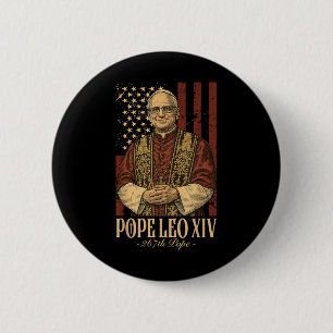 Cardinal Robert Prevost Pope Leo Xiv 6 Cm Round Badge
