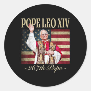 Cardinal Robert Prevost Shirt Pope Leo Xiv 2 Classic Round Sticker