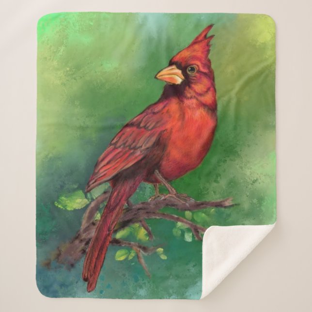 Cardinal Sherpa Blanket (Front)
