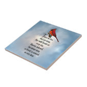 Cardinal "So Loved" Poem Tile (Side)