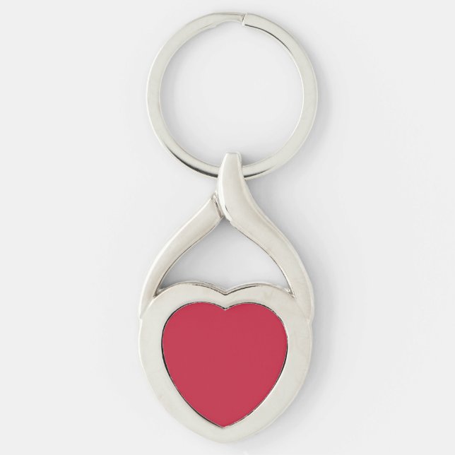 Cardinal (solid colour)  key ring (Front)