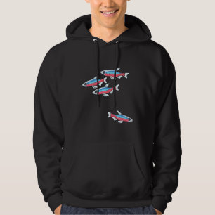 Cardinal Tetra Schooling Tetra Community Fish Hoodie