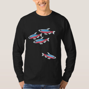 Cardinal Tetra Schooling Tetra Community Fish T-Shirt