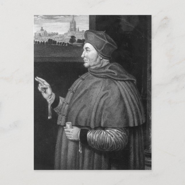 Cardinal Thomas Wolsey Postcard (Front)