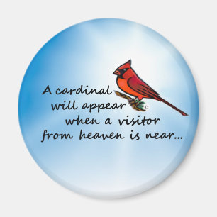 Cardinal, Visitor from Heaven Magnet