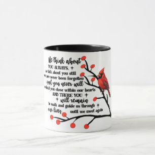 Cardinal/We Think About You Always Mug
