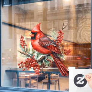 Cardinal Window Cling