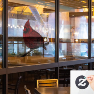 Cardinal window decal