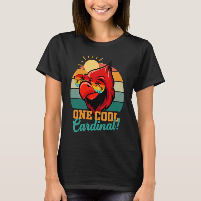 Cardinal Women Girls Men Kids Cardinal Day birding T-Shirt (Front)