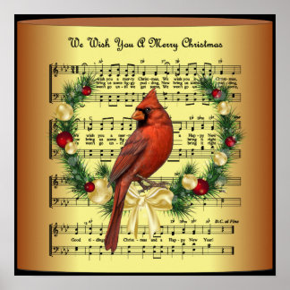 "Cardinals Appear When Angels Are Near" ~ Christma Poster