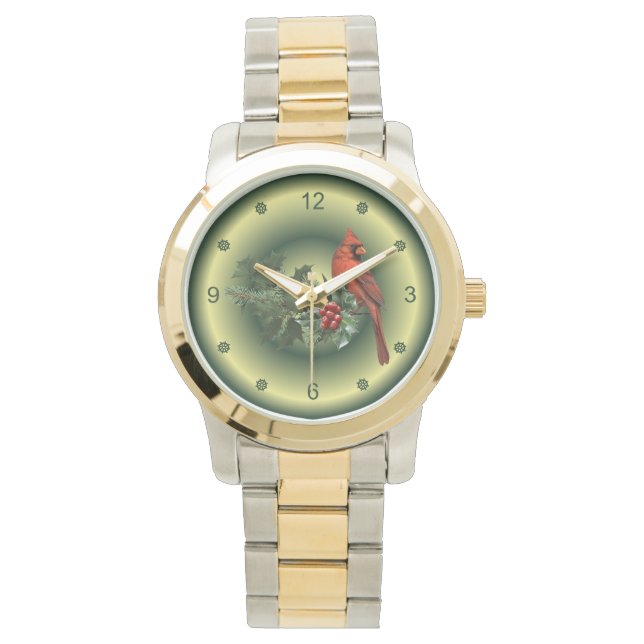 Cardinals Appear When Angels Are Near ~ Christmas~ Watch (Front)