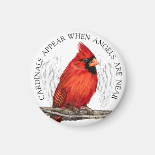 Cardinals Appear When Angels Are Near Magnet