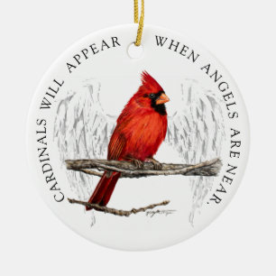 Cardinals Appear When Angels Are Near Ornament