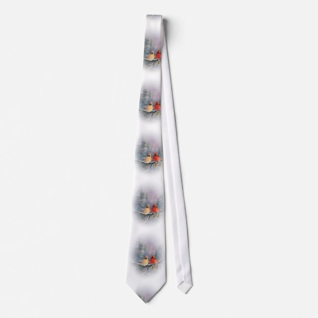 CARDINALS by SHARON SHARPE Tie (Front)