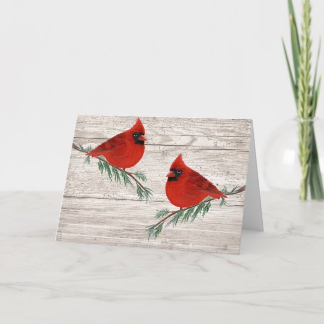 Cardinals Christmas Card (Front)