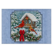 Cardinals Christmas Feast Blue