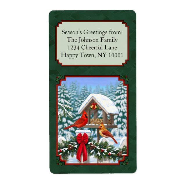 Cardinals Christmas Feast Green (Front)