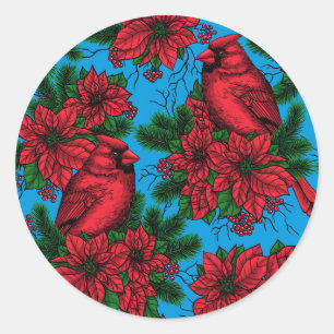 Cardinals Classic Round Sticker