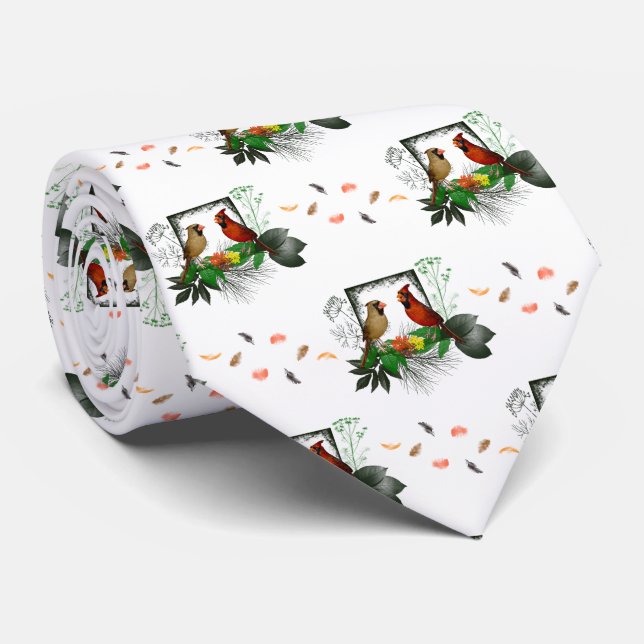 Cardinals Corner Tie (choose colour) (Rolled)