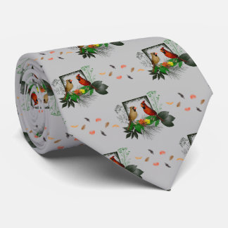 Cardinals Corner Tie (Light Grey)