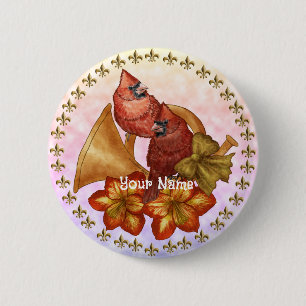 Cardinals Horn 6 Cm Round Badge