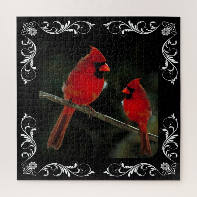 CARDINALS JIGSAW PUZZLE (Vertical)