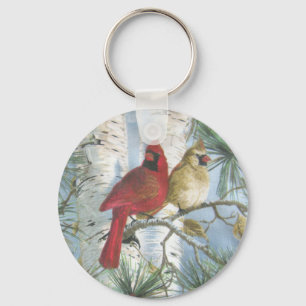 CARDINALS-KEYCHAIN KEY RING
