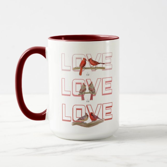 Cardinals Love is Love Mug (Left)