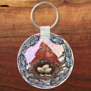 Cardinals Nest  Key Ring