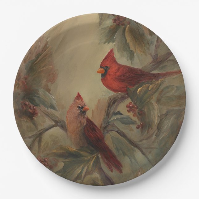 Cardinals Paper Plate (Front)