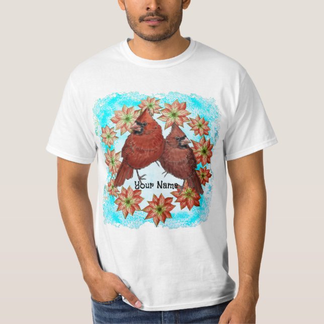 Cardinals Poinsettias T-Shirt (Front)